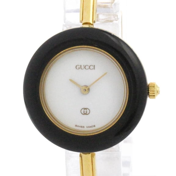 Pre-Owned GUCCI Gold Plated Quartz Ladies Watch 1100L (Good)