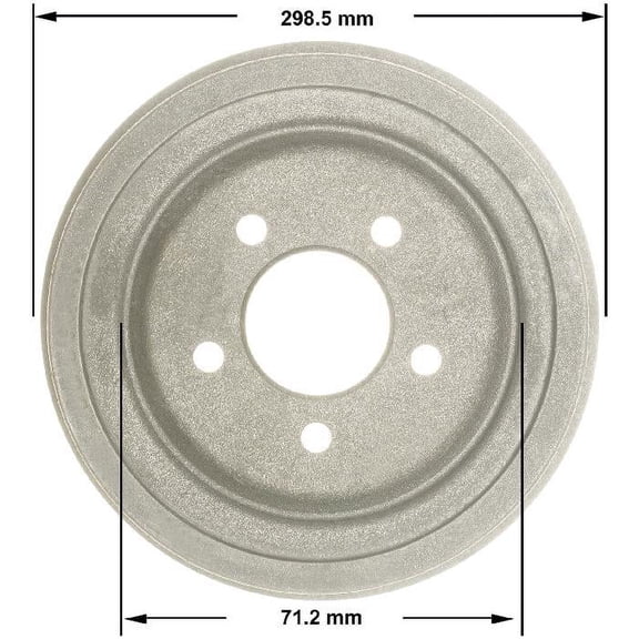 BENDIX PREMIUM PDR0810 - Brake Drum Fits select: 2007-2009 FORD RANGER