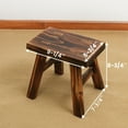 thumbnail image 3 of StoneCreek Solid Wood Child Stools, Milking Stool, Wooden Step Stool (2 Pack), 3 of 7