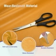 thumbnail image 3 of Uxcell Faux Leather 1 Yards Length 1mm Thick PU Leather for Sofa Bags DIY Crafts, Orange, 3 of 6
