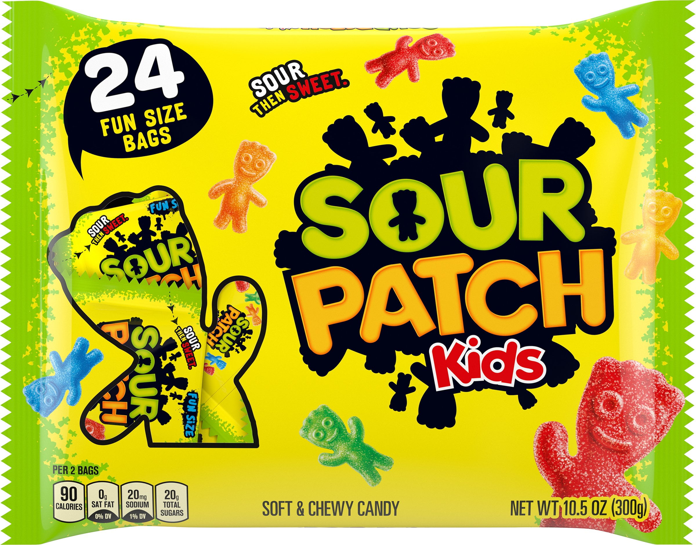 Sour Patch Kids Fun Size Bags, 10.5 oz , 24 ct