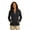 Black, variant on Port Authority Women's Slub Fleece Full-Zip Jacket. L293