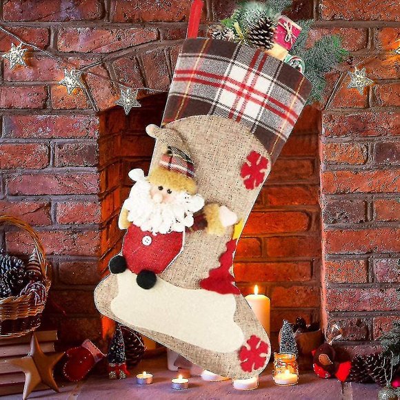 Bas De Nol Dcorations De Nol Christmas Chaussettes Pochette De Bas De Nol, Bas De Nol Dcor La Maison, Pre Nol, Bonhomme De Neige, Remplir Et Accroc