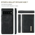 thumbnail image 6 of Jiahe Cover For Google Pixel 7 Pro,Shockproof Magnetic Card Slot Wallet Kickstand Full Body Protector Case Cover,Black, 6 of 11