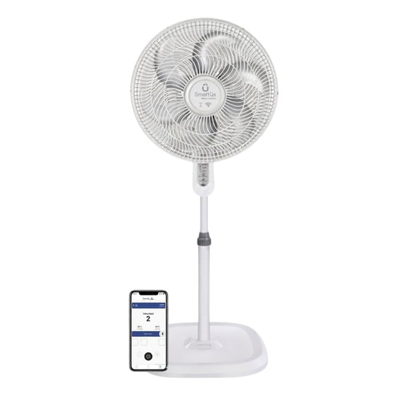 Ventilador Taurus Stardust 16" Pedestal y Piso, Bluetooth, 3 Velocidades, Control Remoto, Silencioso