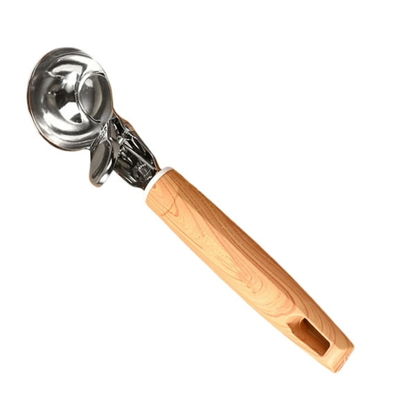 Ciwanning Stainless Steel Dessert Scoops Ergonomic Handle Fruit Ball Scooper Multipurpose Ice Cream Digger