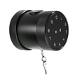 thumbnail image 4 of Cerradura de puerta con huella dactilar, perilla de puerta eléctrica, 5 métodos de desbloqueo, cerradura de puerta de entrada sin llave, cerraduras negro, 4 of 8