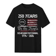 thumbnail image 2 of Anniversary USA Shirts for Women American Flag T-Shirt 4th of July Shirt American Birthday USA T-Shirt Patriotic Tops, 2 of 9