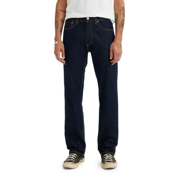 Men's Levi's® 505™ Regular Fit Jeans Color: Rinse Size: 33X36