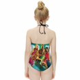 thumbnail image 4 of Poster Scooby Doo Girl's Swimsuit One-piece Summer Hawaii Beach Kid's Swimwear Bathing Suits Halterneck Beachwear, 4 of 7