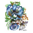 thumbnail image 3 of Talent, Kelley 20x24 Black Modern Framed Museum Art Print Titled - Summer Blues II, 3 of 5