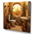 thumbnail image 2 of Designart "Desert Oasis Dry Toilet" Bath & Laundry Wall Art Living Room, 2 of 5