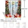 thumbnail image 7 of Winter Shower Curtain, Ski Sports Snow Mountain Field Outdoor Modern Ski Station Cable Car Travel Ice and Trees Bathroom Decor Shower Curtain Sets, Waterproof Fabric Bath Curtain with Hooks, 66x72 in, 7 of 7