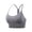 Gray, variant on Womens Bras Woman Bras With String Quick Dry Shockproof Running Fitness Large Size Underwear Sports Bras for Women Black 2XL