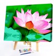 thumbnail image 2 of Cuadros Decorativos Pintura digital de bricolaje por números Lotus Canvas Picture Frameless Wall Art Wdftyju embutido en tela, 2 of 9