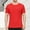 01 Red, variant on zfwon T Shirts for Men Short Sleeve Round Neck Solid Color T-Shirts Summer Fashion Pullover Tops Slim Fit Blouse Beach Sports Gym Tops Classic Breathable Lightweight Basic Tees