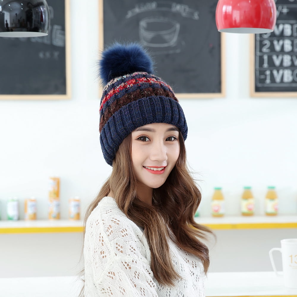 Women Winter Hat Thermal Windproof Hat 