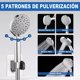 thumbnail image 4 of Regaderas para Ba&ntilde;o de Lluvia de Alta Presi&oacute;n, Set de 10'' Cabeza de Ducha de Alta Presion, Regaderas para Ba&ntilde;o con 5 Modos Regadera de Mano Brazo de Extensi&oacut, 4 of 7