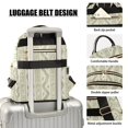 thumbnail image 3 of FORMRS Mini Backpack Purse for Women Quilted Travel Daypack Casual Shoulder Bag, Sage Green Stripe Pattern, 3 of 7