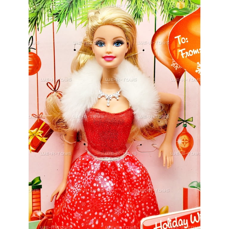 Barbie 2014 Holiday Wishes Doll Mattel CCP45 - Walmart.com