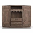 thumbnail image 1 of Furniture of America Buffet en Bois Layfield à Multiples Rangements en Chêne Récupéré, 1 of 9