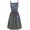 Gray, variant on Vintage Pinafore Apron Dress for Women with Pockets Cute Floral Chef Aprons for Kitchen Cooking Baking Gardening Gray