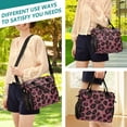 thumbnail image 5 of FORMRS Insulated Lunch Bag Unisex Large Capacity with Shoulder Strap, Deep Red Leopard Pattern, 5 of 6