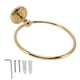 thumbnail image 1 of Accesorios de baño, Anillo de toalla Anillo de toalla de baño de pared dorada Anillo de toalla redondo Diseño elevado, 1 of 8