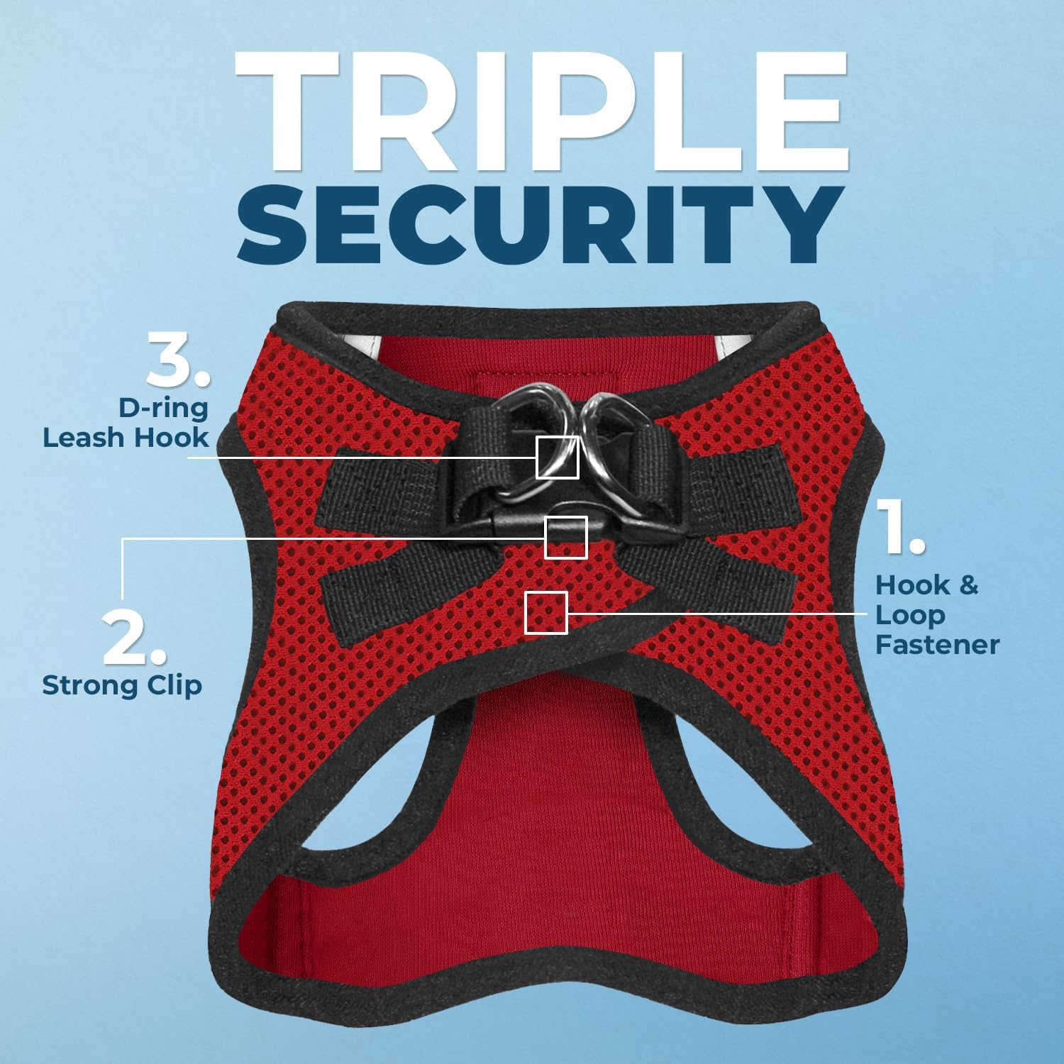 Voyager Best Pet Supplies Dog Mesh Harness XS photo 6