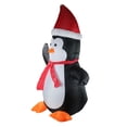 thumbnail image 3 of Northlight LED Lighted Inflatable Penguin Outdoor Christmas Decoration - 4', 3 of 4
