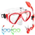 thumbnail image 1 of Set de Snorkel ACQCES para Niños con Sistema Dry Top 5-15 Años Rojo, 1 of 7