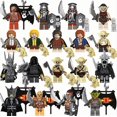 thumbnail image 1 of Juego de 16 Figuras de Bloques de Construcción - Ejército de Orcos y Elfos para Niños y Niñas, 1 of 5