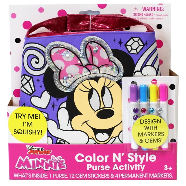Disney Minnie Mouse Color And Style Purse Activity Set Walmart Com Walmart Com