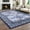 Blue, variant on Ultrug Vintage Rugs Soft Accent Area Rug for Bedroom Living Room Home Decor Boho Carpet,2'x3',Green