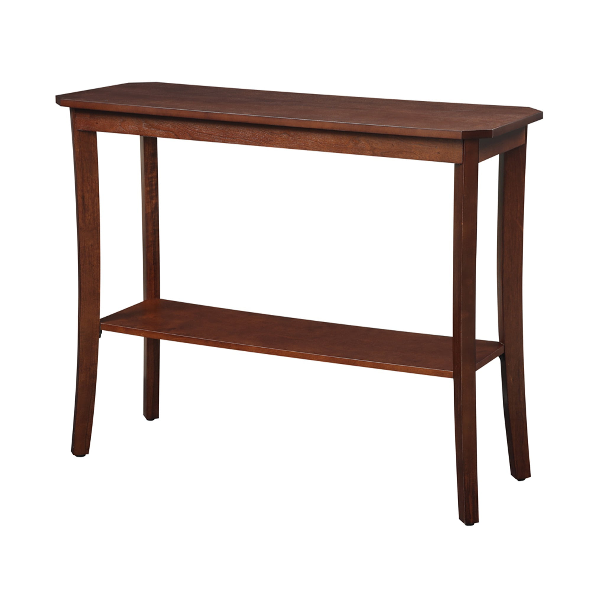 vidaXL Solid Sheesham Wood Console Table Modern 39.4" Steel Leg Hallway Table 