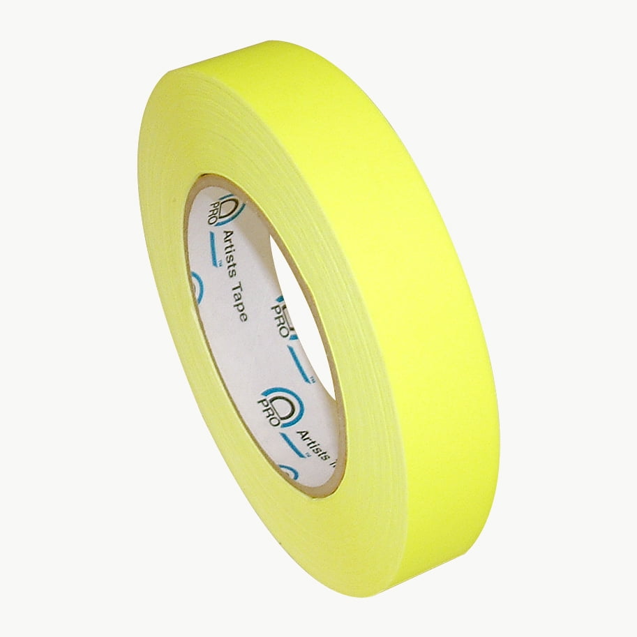 x 60 yds. Pro Tapes Pro-Artist-Neon Fluorescent Console Tape Green 1 in