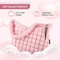 thumbnail image 5 of Quilted Puffer Tote Bag Purse Puffy Crossbody Shoulder Bag,Lightweight Nylon Hobo Bag Puffer Carryall Bag for Women Girl, 5 of 7