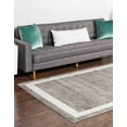 thumbnail image 2 of Unique Loom Tapis de Transition Contemporain Del Mar, 7' x 10', Gris/ivoire, 2 of 2
