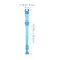 thumbnail image 2 of SKISUNO Clarinette en Résine Bleue 1 Ensemble pour Enfants Instruments de Musique Pratique, 2 of 7