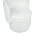 thumbnail image 6 of Noble House 360° Swivel Sofa Chair, Upholstered Accent Seat with Hidden Storage Compartment, Bedroom/Living Room, Beige, 6 of 13