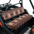 thumbnail image 2 of HUIACONG Western Aztec UTV Seat Covers Waterproof Comfortable 2 PSC UTV Seat Covers Non-Slip Soft Fit for Kawasaki Mule 3000 3010 3020, 2 of 7