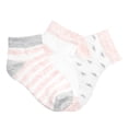 thumbnail image 3 of Tines 725 Baby para Niña, Blanco LíneasTriángulos 3 Pares Talla 0-0 Meses, 3 of 3