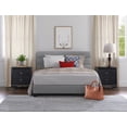 thumbnail image 2 of ClickDecor Edmond 2 Drawer Nightstand with USB Black, 2 of 12