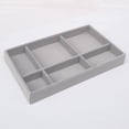 thumbnail image 4 of 4Pcs Jewelry Trays Organizer Display Case Trays for Displaying Drawer Grey, 4 of 8