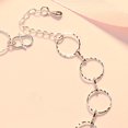 thumbnail image 3 of Pulsera de cadena delicada y elegante collar de joyería con colgante elegante para fiesta de graduación circulo Yuyangstore Brazalete, 3 of 4