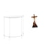 thumbnail image 1 of Mesita de noche de acrílico,Mesa auxiliar de acrílico transparente Mesa auxiliar transparente en capas,Estatua católica,Estatua de la Virgen María Figura Colección Religiosa,Figura de la, 1 of 8