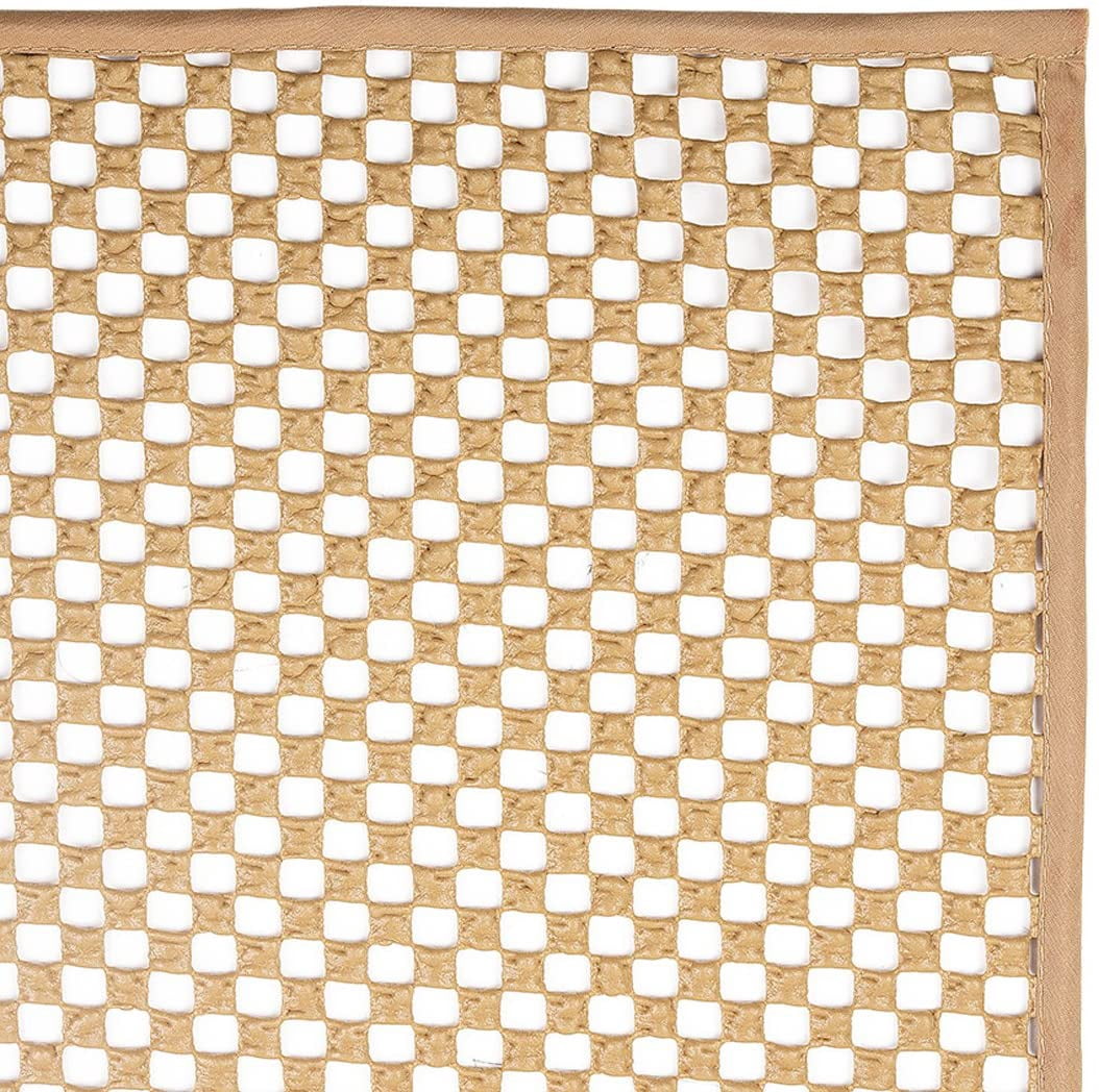 Non Slip Couch Cushion Grip Pad - 6 Pack Brown Square Underlay for Sofa Furniture