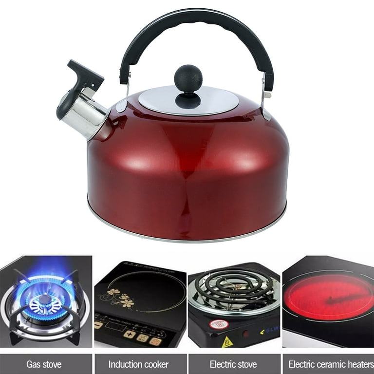 3l Stainless Steel Whistling Kettle Induction Cooker Tea Kettle