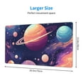 thumbnail image 2 of Sikiie Planet Pastel Galaxy Mouse Pad, 16x29.5 Mousepad Desk Mat in Anti-Slip Rubber Mousepads Mat for Game Office Laptop Computer, 2 of 8