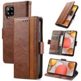 thumbnail image 1 of Case for Samsung Galaxy A42 5G Cover Leather Wallet Folio Case Book Design Flip Magnetic Closure - Brown, 1 of 5